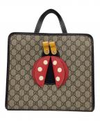 GUCCIグッチ）の古着「GGスプリーム　チルドレンバッグ」｜ベージュ