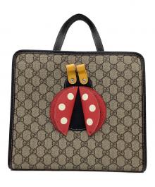 GUCCI（グッチ）の古着「GGスプリーム　チルドレンバッグ」｜ベージュ