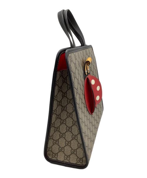 GUCCI（グッチ）GUCCI (グッチ) GGスプリーム　チルドレンバッグ ベージュの古着・服飾アイテム
