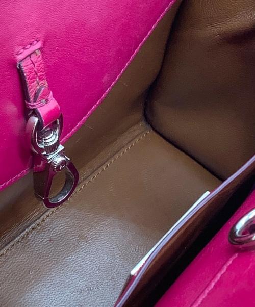 RALPH LAUREN（ラルフローレン）RALPH LAUREN (ラルフローレン) 2WAYバッグ ピンクの古着・服飾アイテム