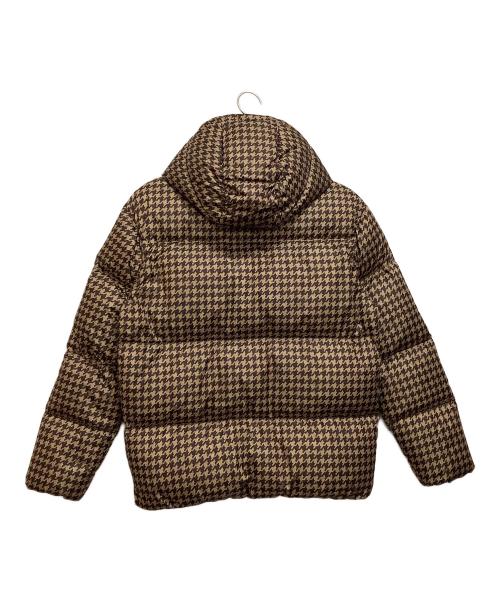 POLO RALPH LAUREN（ポロ・ラルフローレン）POLO RALPH LAUREN (ポロ・ラルフローレン) ウォーターリペラント ハウンドトゥースダウンジャケット ベージュ×ブラウン サイズ:Sの古着・服飾アイテム
