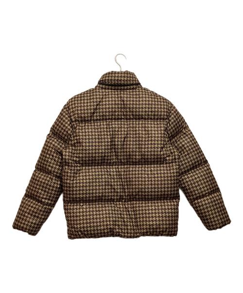 POLO RALPH LAUREN（ポロ・ラルフローレン）POLO RALPH LAUREN (ポロ・ラルフローレン) ウォーターリペラント ハウンドトゥースダウンジャケット ベージュ×ブラウン サイズ:Sの古着・服飾アイテム