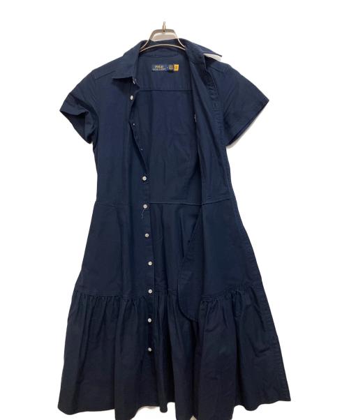 POLO RALPH LAUREN（ポロ・ラルフローレン）POLO RALPH LAUREN (ポロ・ラルフローレン) シャツワンピース ネイビー サイズ:150/80Aの古着・服飾アイテム