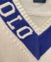 中古・古着 POLO RALPH LAUREN (ポロ・ラルフローレン) 厚手ニット ホワイト×ブルー サイズ:XS：7000円