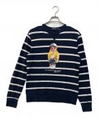 POLO RALPH LAURENポロ・ラルフローレン）の古着「スウェット」｜ネイビー×ホワイト