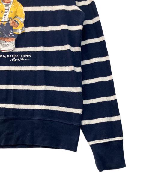 POLO RALPH LAUREN（ポロ・ラルフローレン）POLO RALPH LAUREN (ポロ・ラルフローレン) スウェット ネイビー×ホワイト サイズ:170/92Aの古着・服飾アイテム