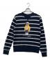 POLO RALPH LAUREN（ポロ・ラルフローレン）の古着「スウェット」｜ネイビー×ホワイト