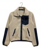POLO RALPH LAURENポロ・ラルフローレン）の古着「フリースジャケット」｜ベージュ×ブルー