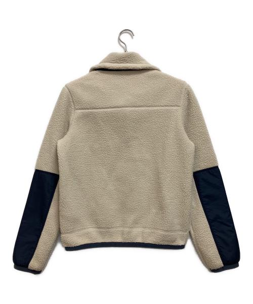 POLO RALPH LAUREN（ポロ・ラルフローレン）POLO RALPH LAUREN (ポロ・ラルフローレン) フリースジャケット ベージュ×ブルー サイズ:XSの古着・服飾アイテム