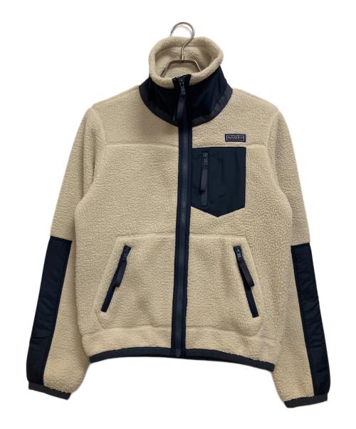 POLO RALPH LAUREN（ポロ・ラルフローレン）POLO RALPH LAUREN (ポロ・ラルフローレン) フリースジャケット ベージュ×ブルー サイズ:XSの古着・服飾アイテム