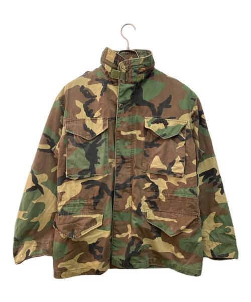 ALPHA（アルファ）ALPHA (アルファ) ミリタリージャケット グリーン×ブラウン サイズ:HEIGHT:67 TO 71 IN,CHEST:37 TO 41 INの古着・服飾アイテム