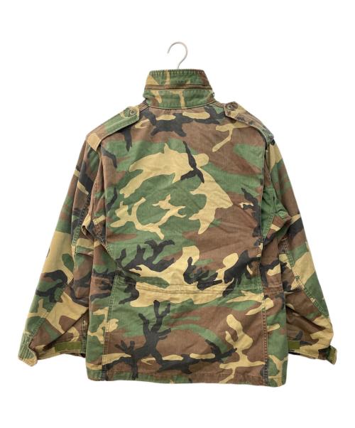 ALPHA（アルファ）ALPHA (アルファ) ミリタリージャケット グリーン×ブラウン サイズ:HEIGHT:67 TO 71 IN,CHEST:37 TO 41 INの古着・服飾アイテム