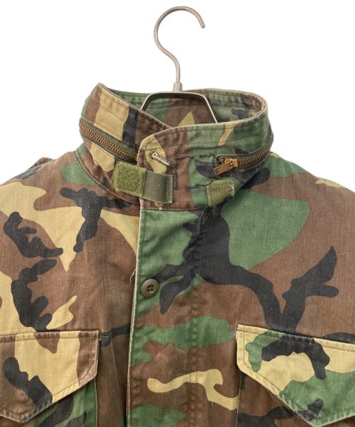 ALPHA（アルファ）ALPHA (アルファ) ミリタリージャケット グリーン×ブラウン サイズ:HEIGHT:67 TO 71 IN,CHEST:37 TO 41 INの古着・服飾アイテム