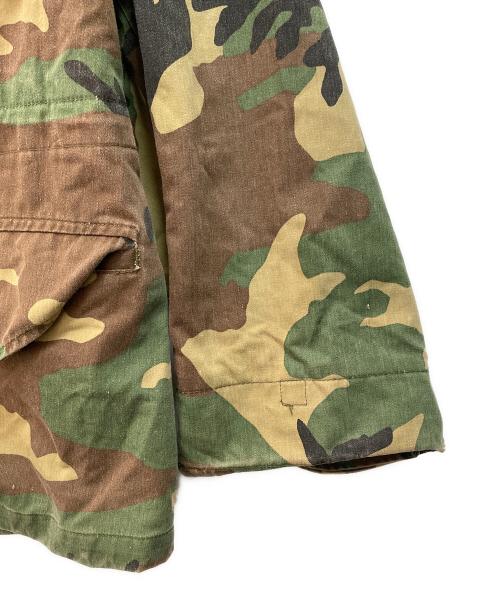 ALPHA（アルファ）ALPHA (アルファ) ミリタリージャケット グリーン×ブラウン サイズ:HEIGHT:67 TO 71 IN,CHEST:37 TO 41 INの古着・服飾アイテム
