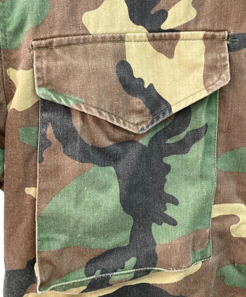 ALPHA（アルファ）ALPHA (アルファ) ミリタリージャケット グリーン×ブラウン サイズ:HEIGHT:67 TO 71 IN,CHEST:37 TO 41 INの古着・服飾アイテム
