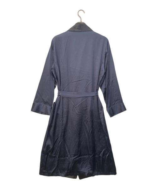 LILY SILK（リリーシルク）LILY SILK (リリーシルク) シルクガウン ネイビー サイズ:Lの古着・服飾アイテム