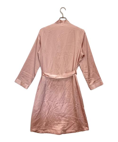 LILY SILK（リリーシルク）lily silk (リリーシルク) シルクガウン ピンク サイズ:XLの古着・服飾アイテム