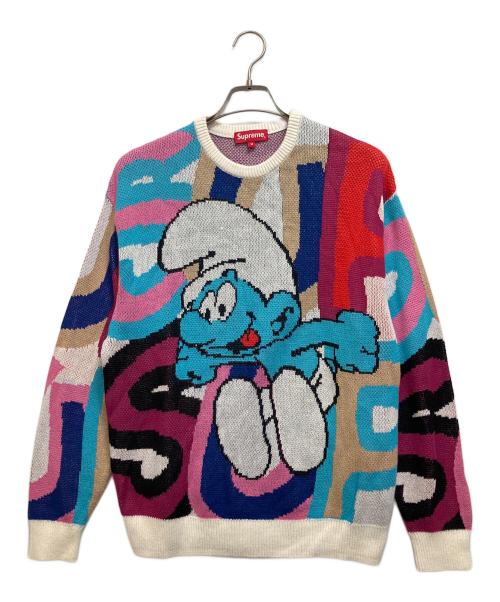 SUPREME（シュプリーム）Supreme (シュプリーム) Smurfs　ニット マルチカラー サイズ:Mの古着・服飾アイテム