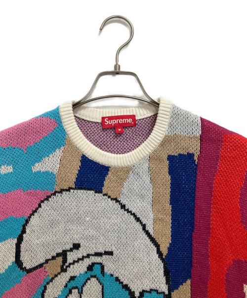 SUPREME（シュプリーム）Supreme (シュプリーム) Smurfs　ニット マルチカラー サイズ:Mの古着・服飾アイテム