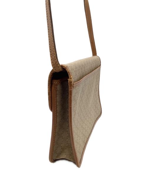 CELINE（セリーヌ）CELINE (セリーヌ) マカダム　ショルダーバッグ ブラウンの古着・服飾アイテム