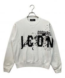 DSQUARED2（ディースクエアード）の古着「スウェット」｜ホワイト