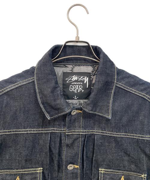 stussy（ステューシー）stussy (ステューシー) デニムジャケット インディゴ サイズ:Lの古着・服飾アイテム
