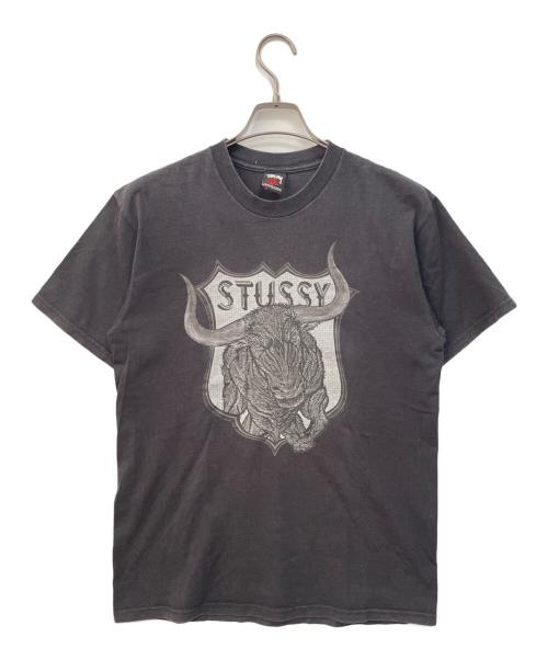 stussy（ステューシー）stussy (ステューシー) 半袖カットソー ブラック サイズ:Mの古着・服飾アイテム