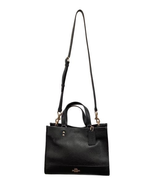 COACH（コーチ）COACH (コーチ) 2WAYバッグ ブラックの古着・服飾アイテム