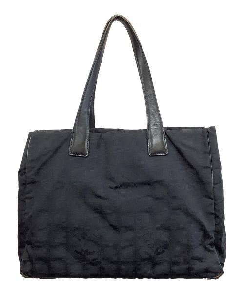 CHANEL（シャネル）CHANEL (シャネル) ニュートラベルライン トートバッグ ブラックの古着・服飾アイテム