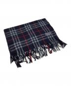 Burberry'sバーバリーズ）の古着「マフラー」｜ネイビー