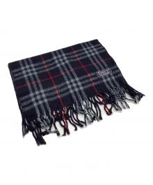 Burberry's（バーバリーズ）の古着「マフラー」｜ネイビー