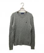 POLO RALPH LAURENポロ・ラルフローレン）の古着「厚手ニット」｜グレー