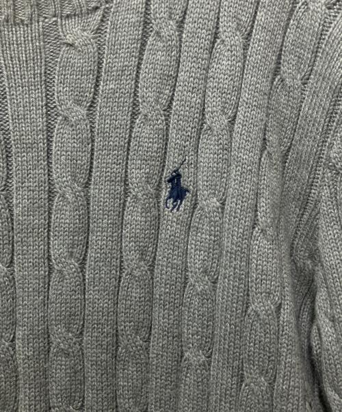 POLO RALPH LAUREN（ポロ・ラルフローレン）POLO RALPH LAUREN (ポロ・ラルフローレン) 厚手ニット グレー サイズ:Mの古着・服飾アイテム