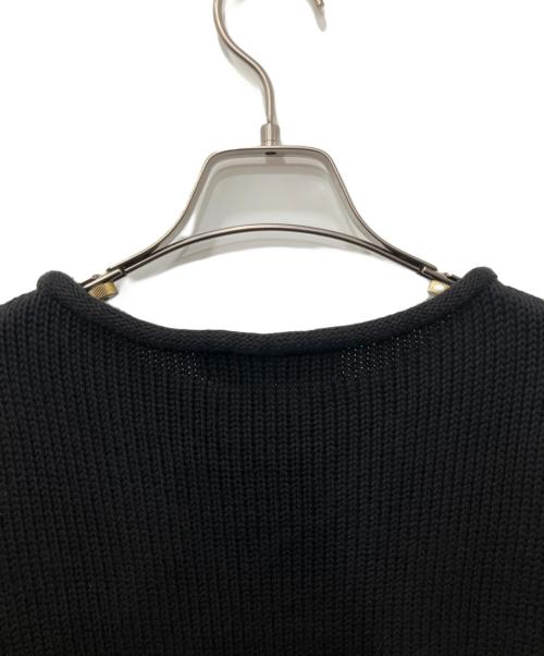 RALPH LAUREN（ラルフローレン）RALPH LAUREN (ラルフローレン) 半袖ニット ブラック サイズ:Lの古着・服飾アイテム