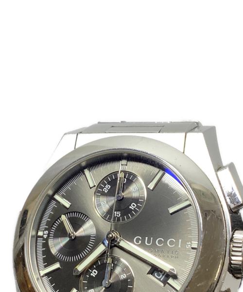 GUCCI（グッチ）GUCCI (グッチ) パンテオン　クロノグラフ シルバーの古着・服飾アイテム