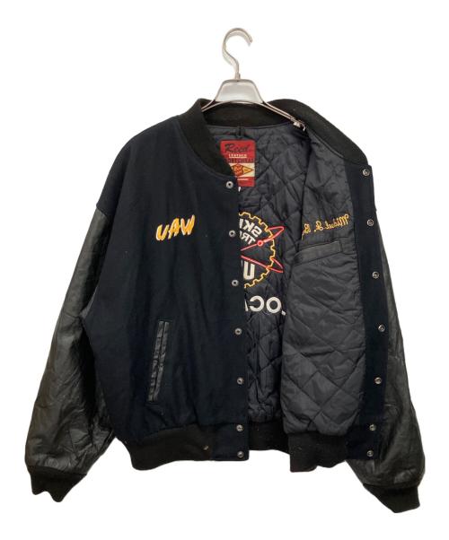 Reed Leather Sportswear（リードレザースポーツウェア）Reed Leather Sportswear (リードレザースポーツウェア) スタジャン ブラック サイズ:表記無しの古着・服飾アイテム