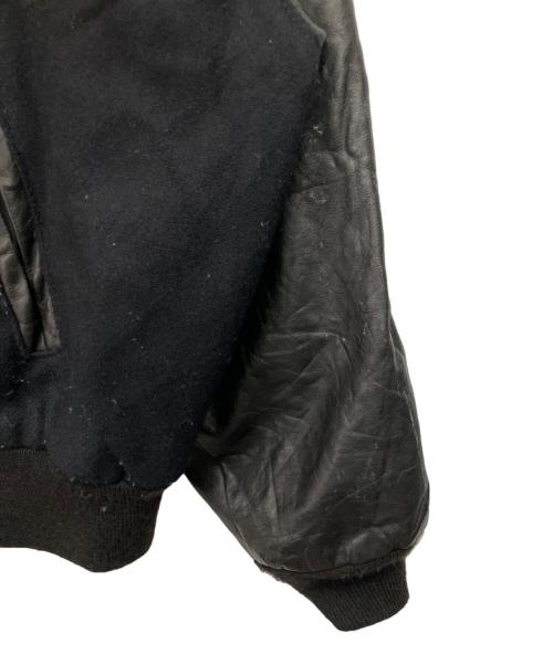 Reed Leather Sportswear（リードレザースポーツウェア）Reed Leather Sportswear (リードレザースポーツウェア) スタジャン ブラック サイズ:表記無しの古着・服飾アイテム