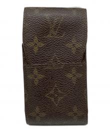 LOUIS VUITTON（ルイ ヴィトン）の古着「モノグラム　エテュイ・シガレット　シガレットケース」｜ブラウン