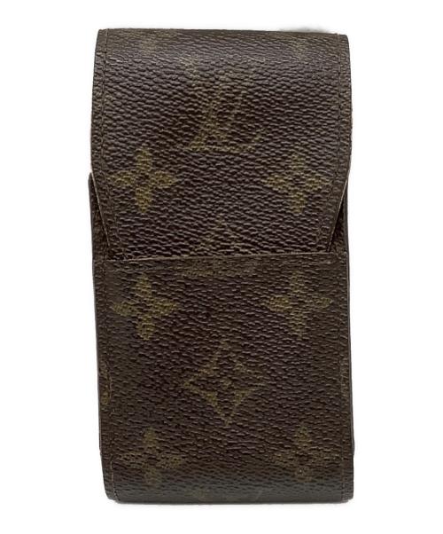 LOUIS VUITTON（ルイ ヴィトン）LOUIS VUITTON (ルイ ヴィトン) モノグラム　エテュイ・シガレット　シガレットケース ブラウンの古着・服飾アイテム