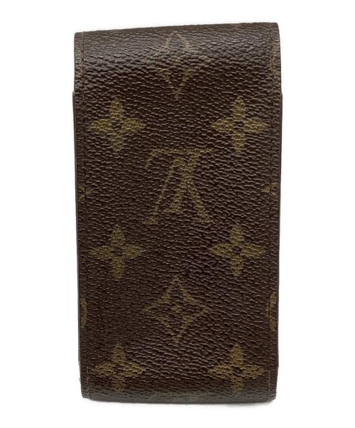 LOUIS VUITTON（ルイ ヴィトン）LOUIS VUITTON (ルイ ヴィトン) モノグラム　エテュイ・シガレット　シガレットケース ブラウンの古着・服飾アイテム