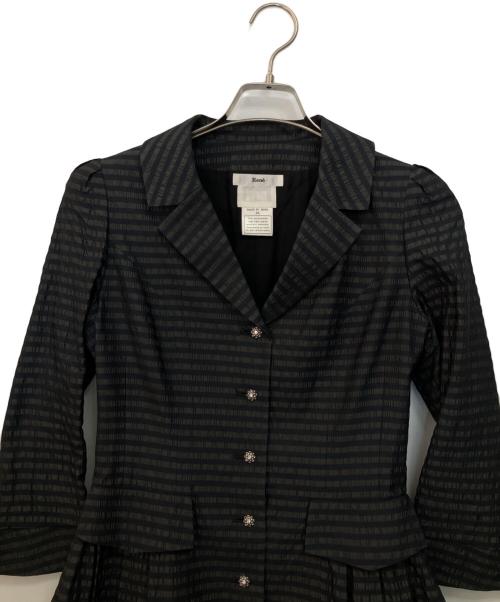 Rene（ルネ）Rene (ルネ) TISSUE 長袖ワンピース グレー サイズ:UK34の古着・服飾アイテム