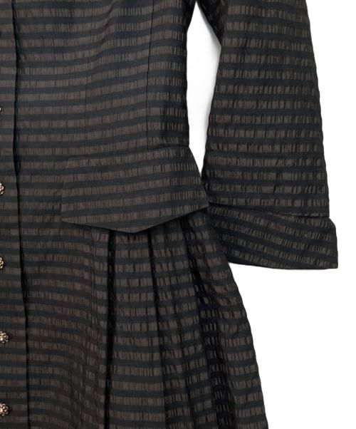 Rene（ルネ）Rene (ルネ) TISSUE 長袖ワンピース グレー サイズ:UK34の古着・服飾アイテム
