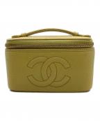 CHANELシャネル）の古着「バニティバッグ」｜イエロー