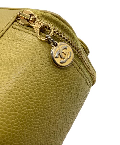 CHANEL（シャネル）CHANEL (シャネル) バニティバッグ イエローの古着・服飾アイテム