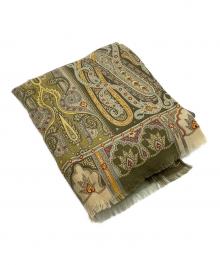 ETRO（エトロ）の古着「スカーフ」｜ベージュ×グリーン