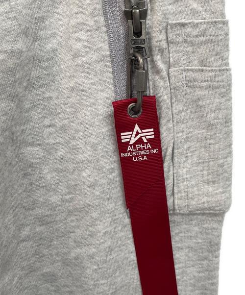 ALPHA（アルファ）ALPHA (アルファ) ジップジャケット ライトグレー サイズ:Mの古着・服飾アイテム