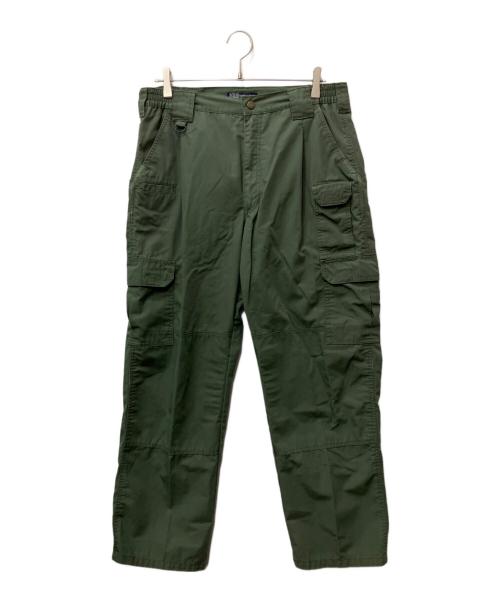 5.11TACTICAL SERIES（ファイブイレブン タクティカル）5.11TACTICAL SERIES (ファイブイレブン タクティカル) カーゴパンツ グリーン サイズ:34の古着・服飾アイテム