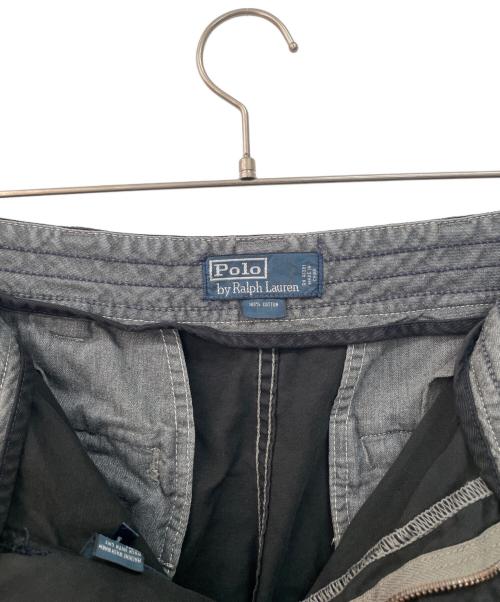 POLO RALPH LAUREN（ポロ・ラルフローレン）POLO RALPH LAUREN (ポロ・ラルフローレン) カーゴハーフパンツ ブラック サイズ:34の古着・服飾アイテム