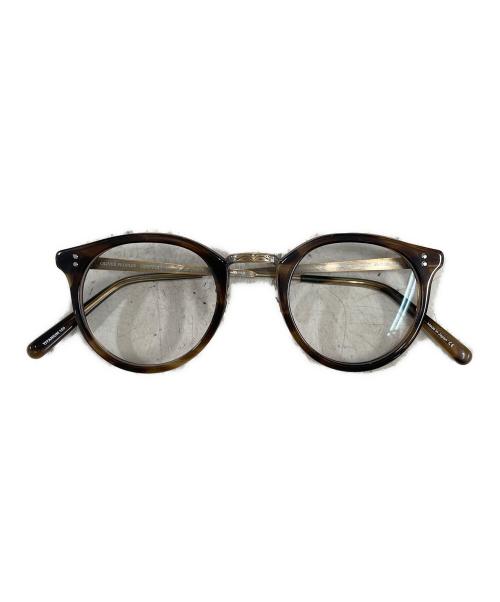 OLIVER PEOPLES（オリバーピープルズ）OLIVER PEOPLES (オリバーピープルズ) 眼鏡 ブラウンの古着・服飾アイテム