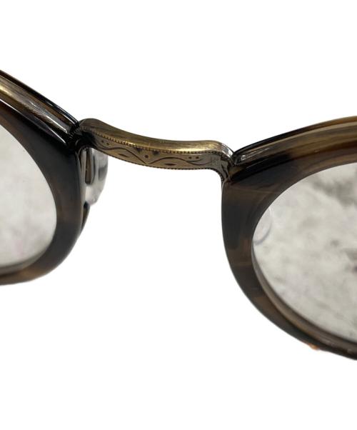OLIVER PEOPLES（オリバーピープルズ）OLIVER PEOPLES (オリバーピープルズ) 眼鏡 ブラウンの古着・服飾アイテム